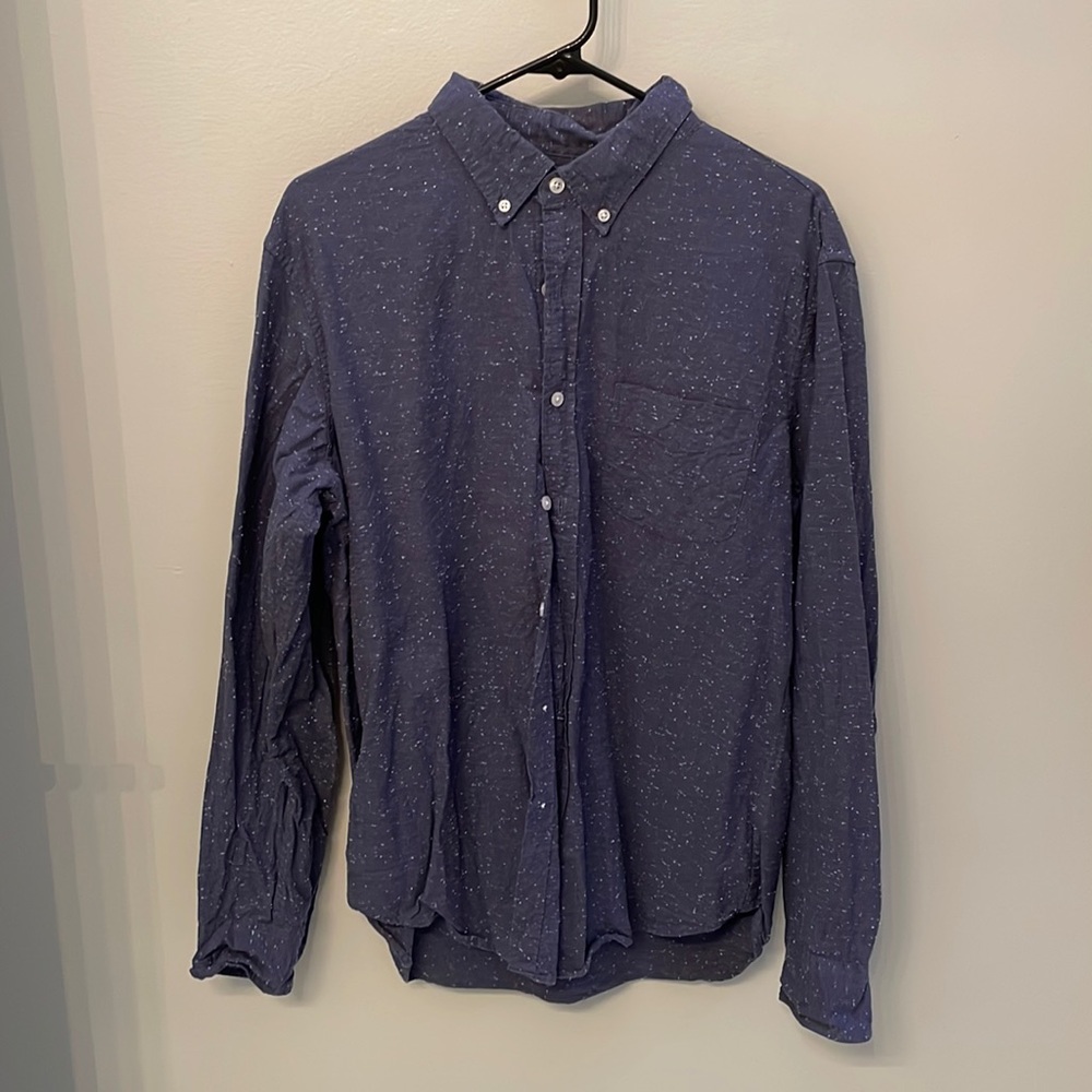 J Crew Navy Button Down
